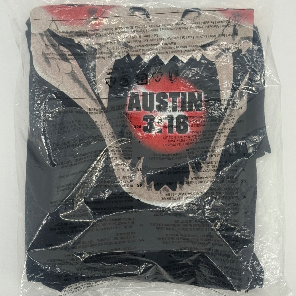 WWE Steve Austin Don't Trust Anybody T-Shirt Black 3XL Stone Cold 3:16 Skull